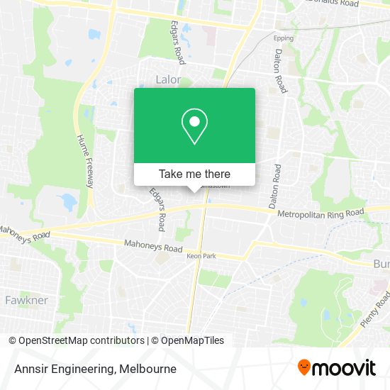 Annsir Engineering map
