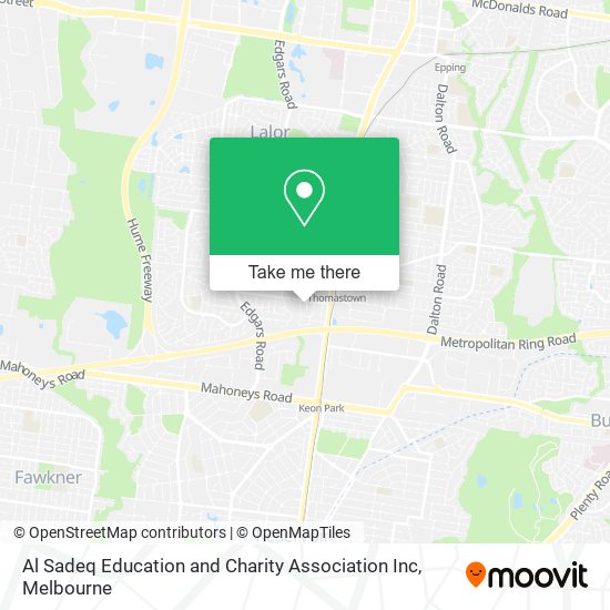 Al Sadeq Education and Charity Association Inc map