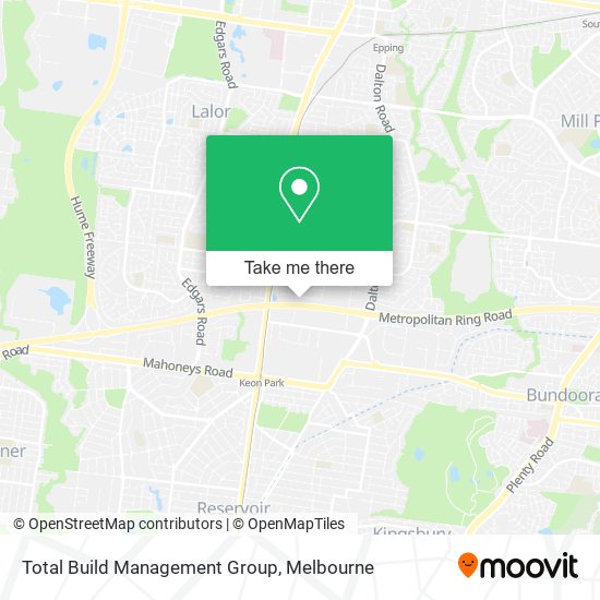 Total Build Management Group map