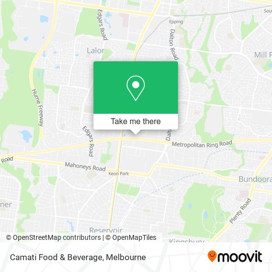 Camati Food & Beverage map