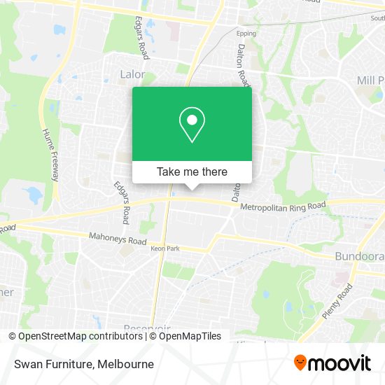Swan Furniture map