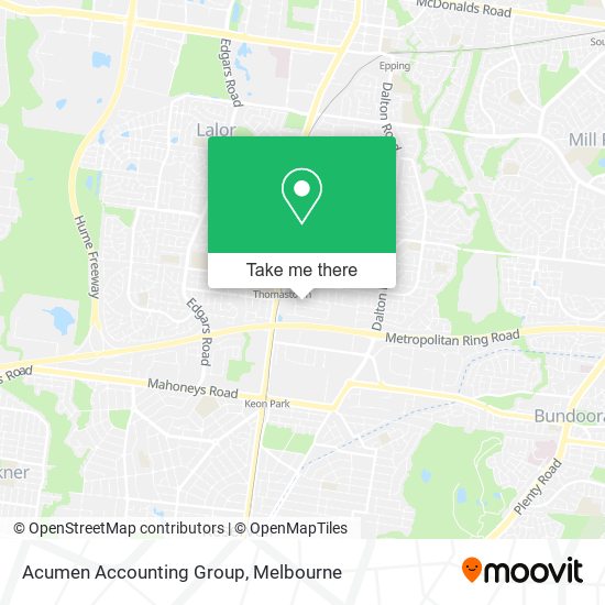 Acumen Accounting Group map