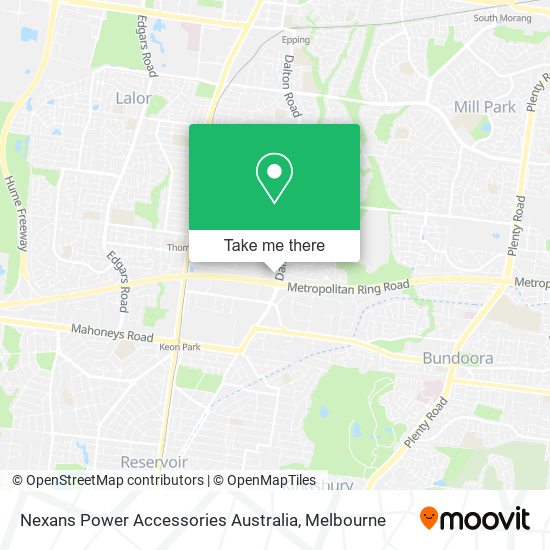 Nexans Power Accessories Australia map