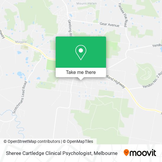 Sheree Cartledge Clinical Psychologist map