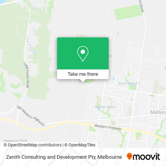 Zenith Consulting and Development Pty map