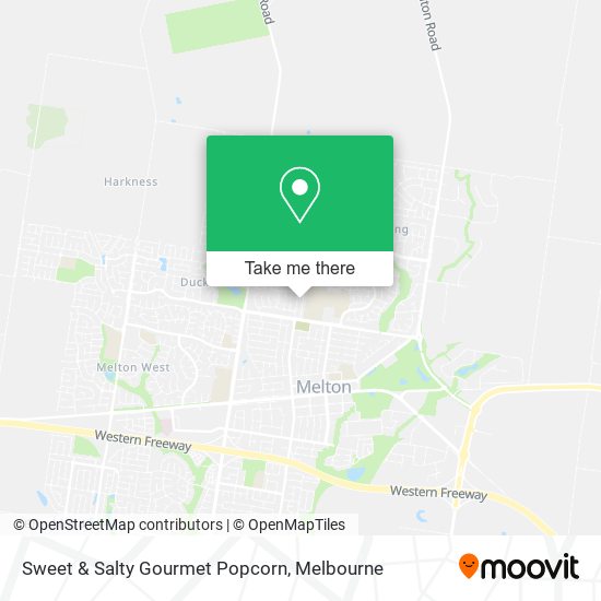 Sweet & Salty Gourmet Popcorn map