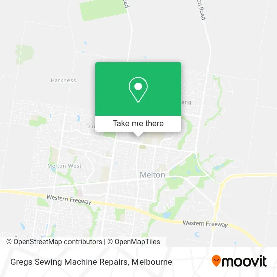 Mapa Gregs Sewing Machine Repairs