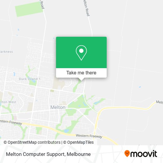 Melton Computer Support map