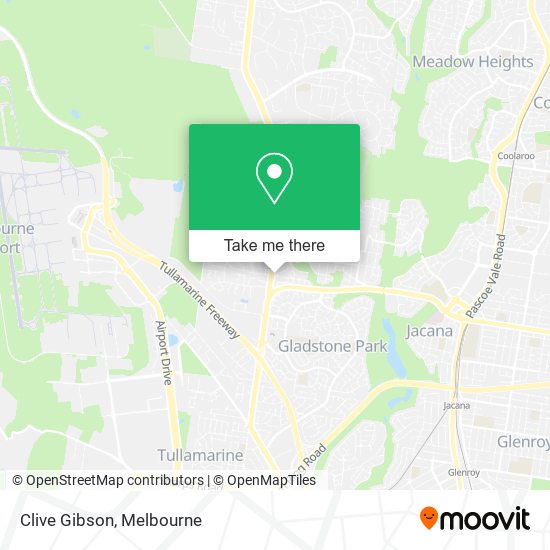 Clive Gibson map
