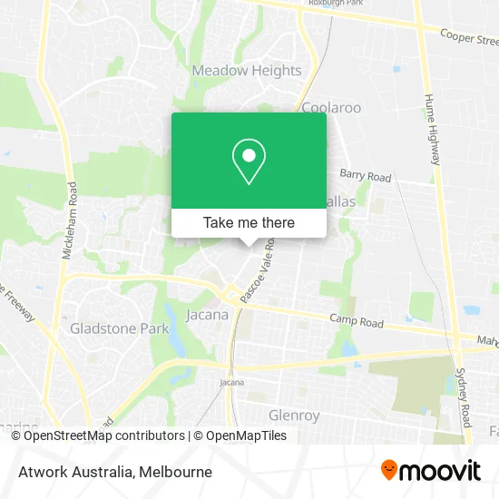 Atwork Australia map