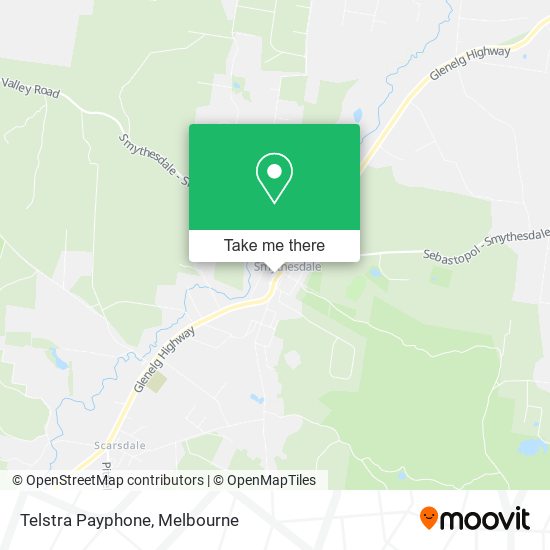 Telstra Payphone map