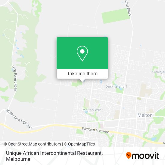 Unique African Intercontinental Restaurant map