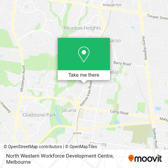 Mapa North Western Workforce Development Centre