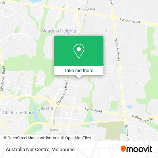 Australia Nur Centre map