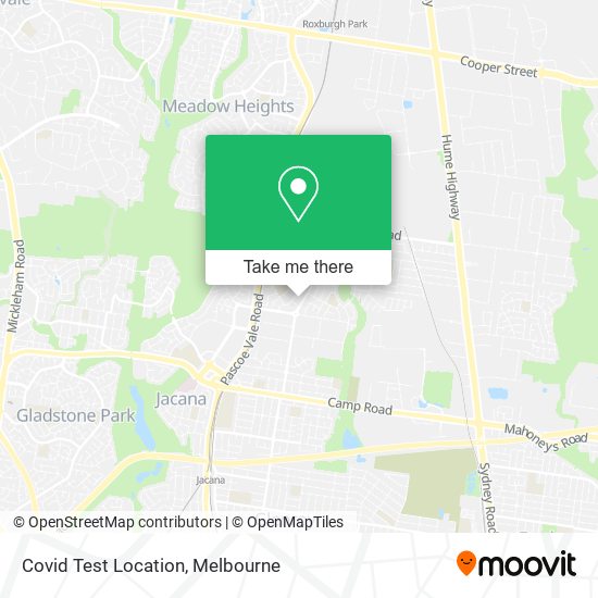 Covid Test Location map