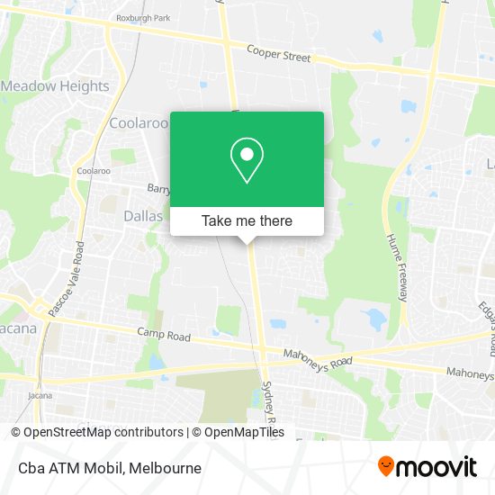 Cba ATM Mobil map