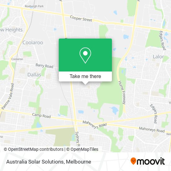 Australia Solar Solutions map