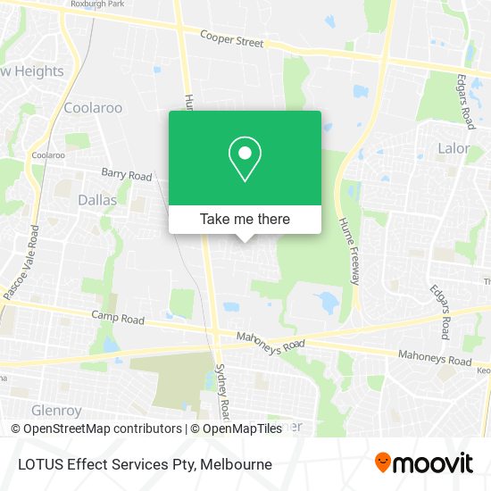 LOTUS Effect Services Pty map