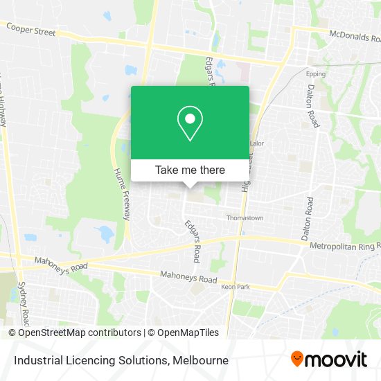 Industrial Licencing Solutions map