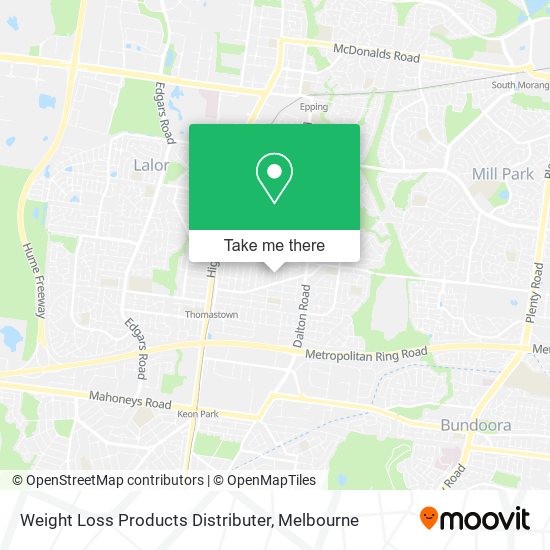 Weight Loss Products Distributer map