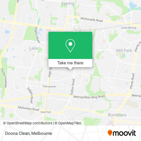 Doona Clean map