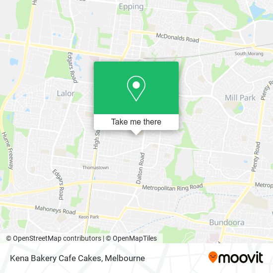 Kena Bakery Cafe Cakes map