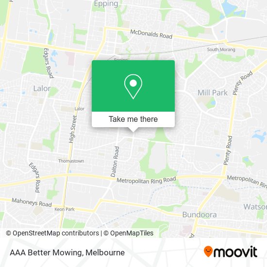AAA Better Mowing map