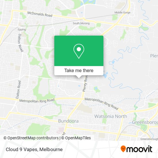 Cloud 9 Vapes map