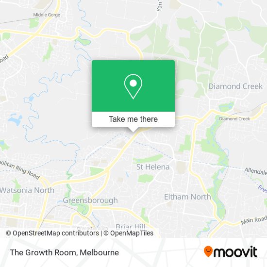 The Growth Room map