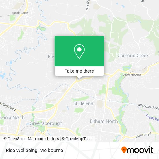 Rise Wellbeing map