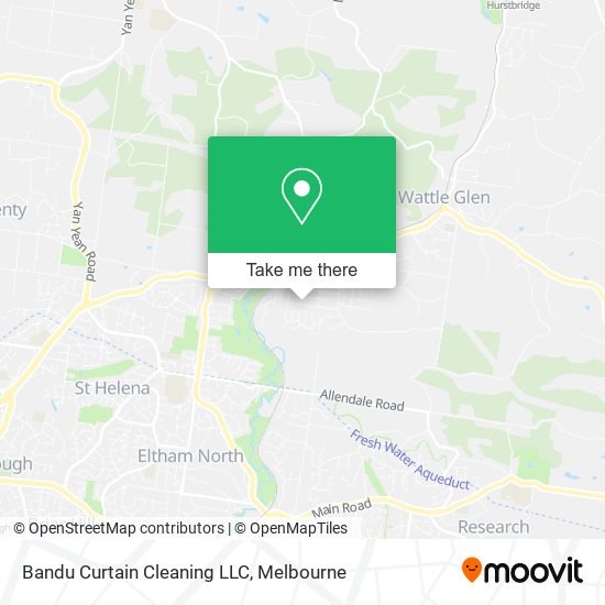 Bandu Curtain Cleaning LLC map