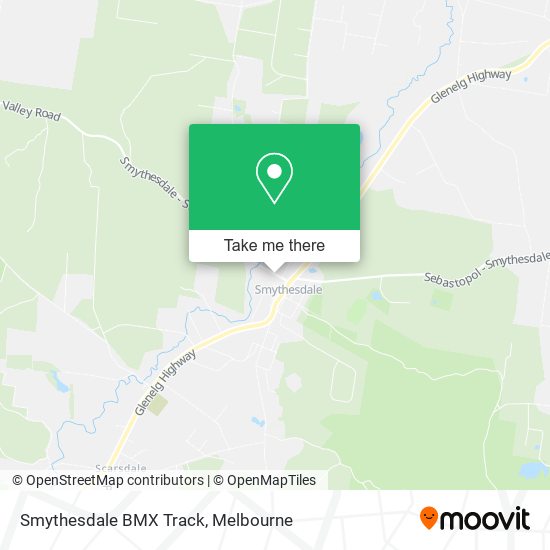 Smythesdale BMX Track map