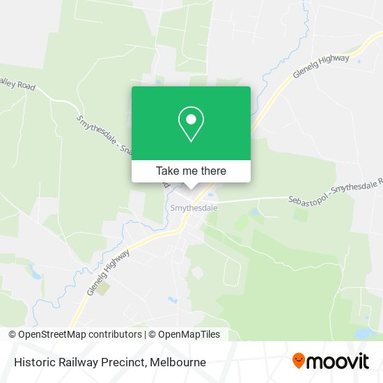 Historic Railway Precinct map