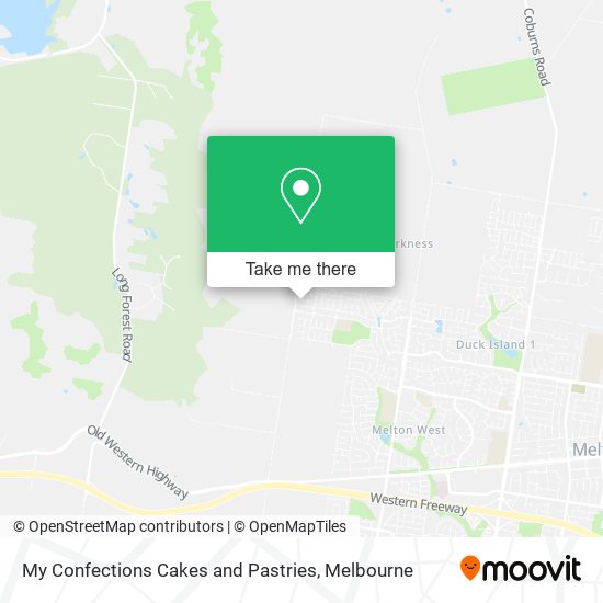 My Confections Cakes and Pastries map