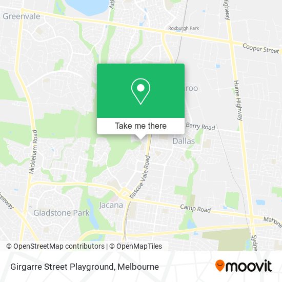 Girgarre Street Playground map