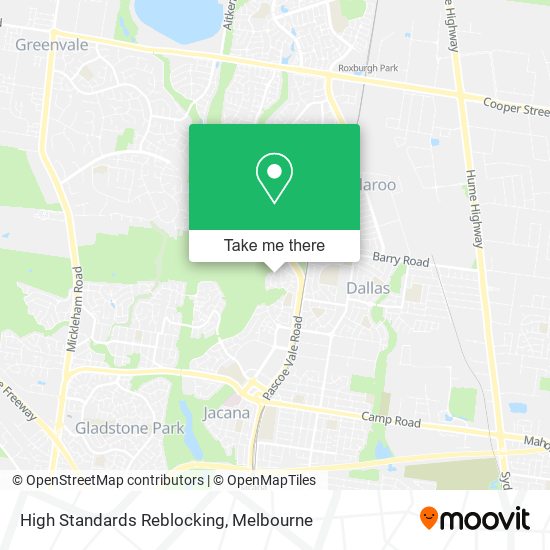 High Standards Reblocking map