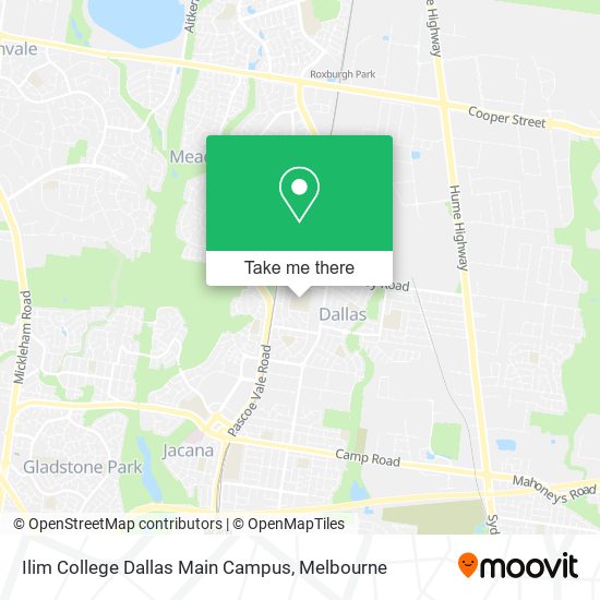 Ilim College Dallas Main Campus map