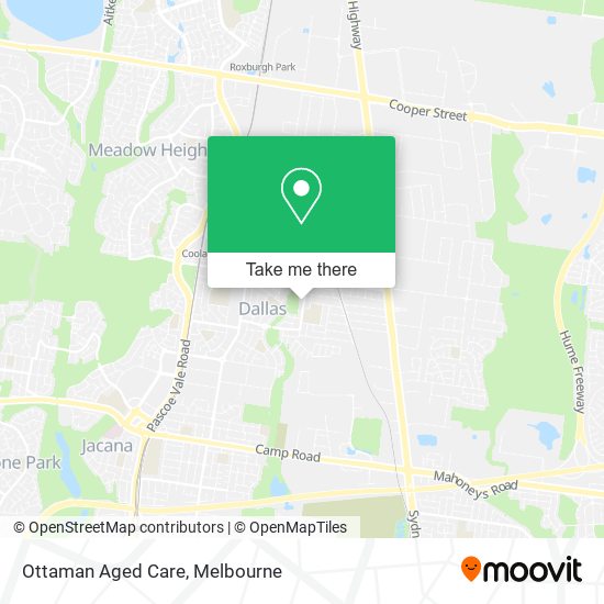 Ottaman Aged Care map