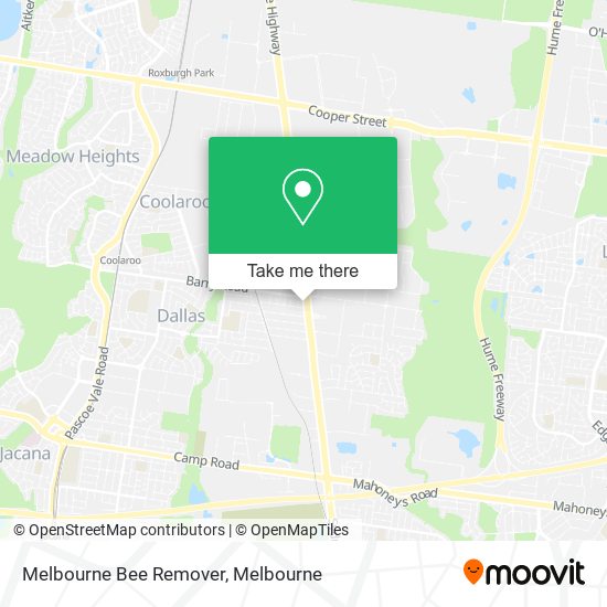 Melbourne Bee Remover map