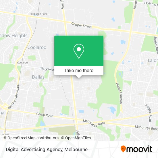 Digital Advertising Agency map