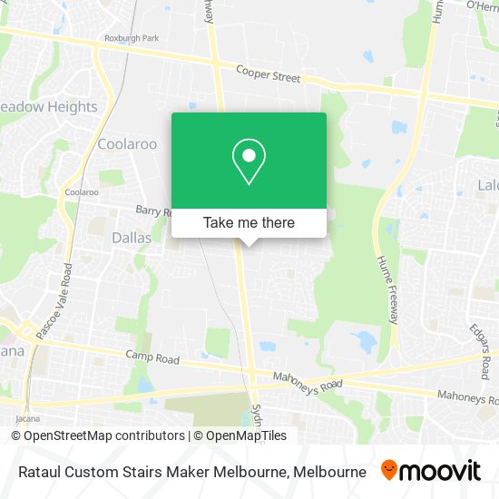 Rataul Custom Stairs Maker Melbourne map
