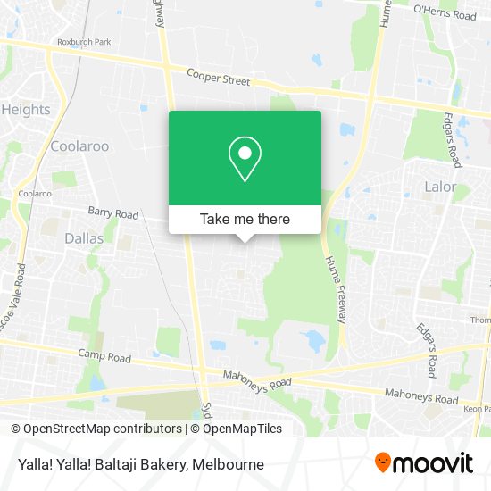 Yalla! Yalla! Baltaji Bakery map