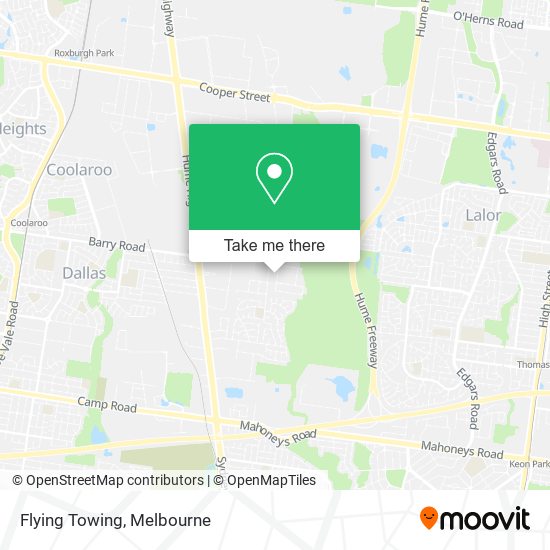 Flying Towing map