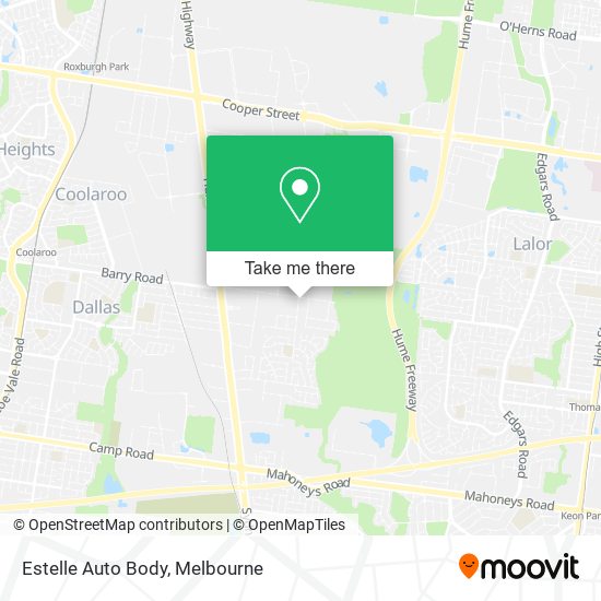 Estelle Auto Body map