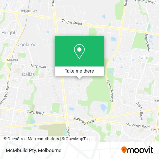 McMbuild Pty map