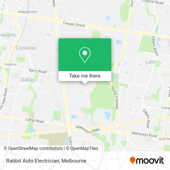 Mapa Rabbit Auto Electrician