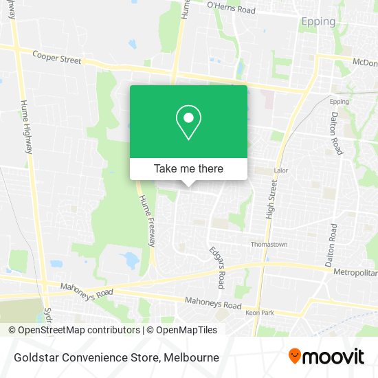 Goldstar Convenience Store map