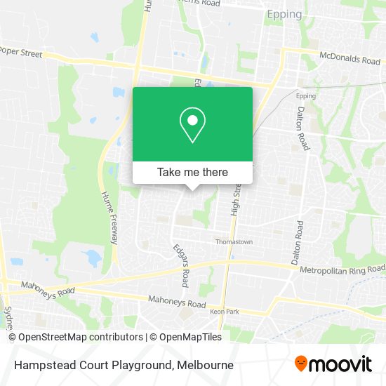 Hampstead Court Playground map