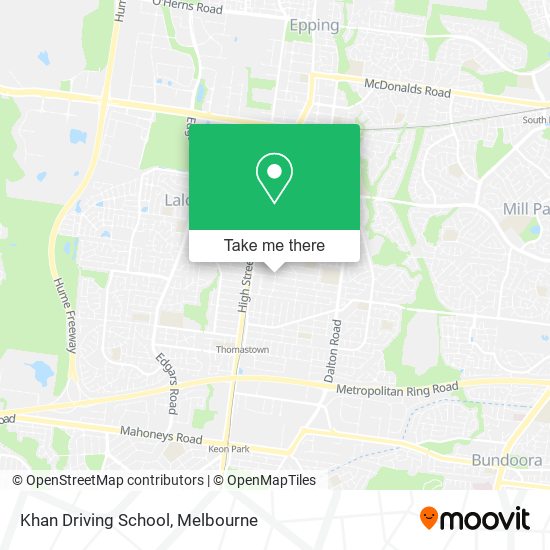 Khan Driving School map