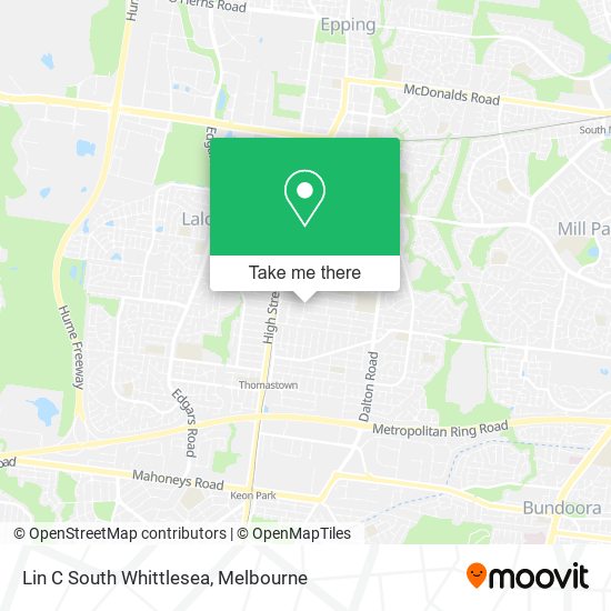 Lin C South Whittlesea map